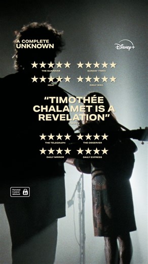 26K views · 1.6K reactions | Timothée Chalamet stars as Bob Dylan in A Complete Unknown. Now streaming only on Disney+ | Disney+ | Facebook