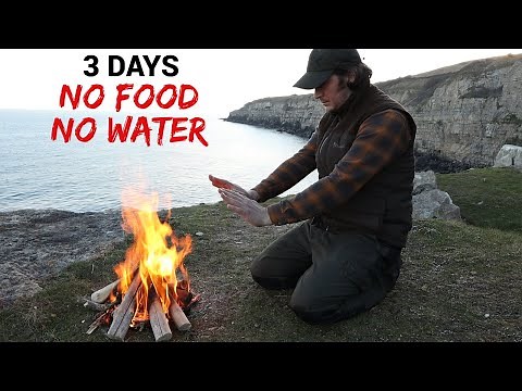 SURVIVAL CHALLENGE: (3 days with NO FOOD NO WATER) Eat what I catch & Coastal Foraging