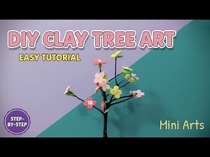 How to Make a Beautiful Clay Tree Sculpture | Step-by-Step Tutorial