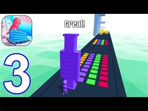 Stack Colors! - Gameplay Walkthrough Part 2 All Levels 15 - 22 Full Screen (Android, iOS)