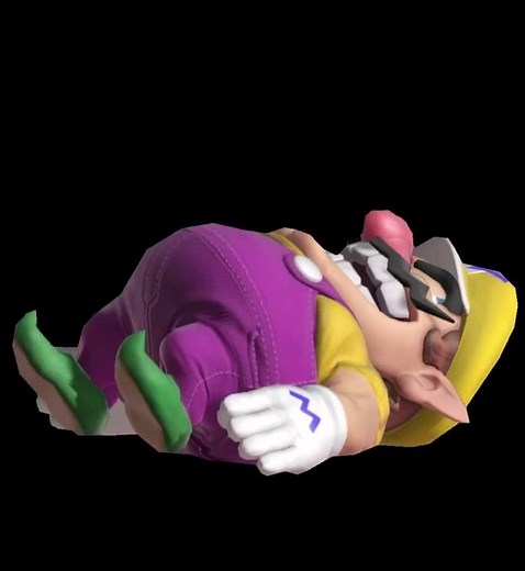 Wario dies from dying by dying when dying from death which caused him to die