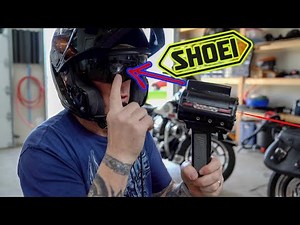 Shoei Neotec Helmet Tint Visor Shield Replacement Tutorial