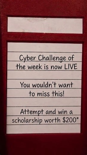 Cyber Challenge of The Week is Here 🤩 | EC-Council University