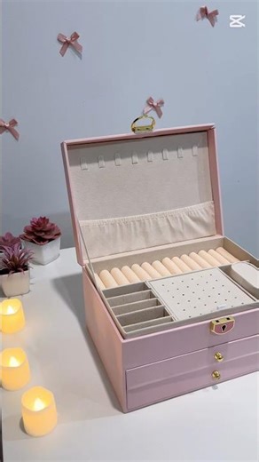 Organising jewellery box ✨ #shorts #jewellerybox #temufinds #ytshorts