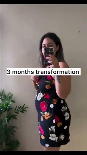 Insane 3 Month Transformation 😳 Before & After Fat Loss #bodytransformation