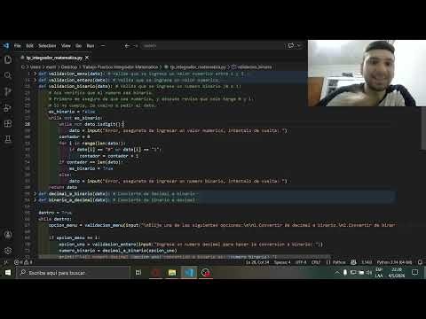 Trabajo integrador – conversion de decimal a binario y de binario a decimal
