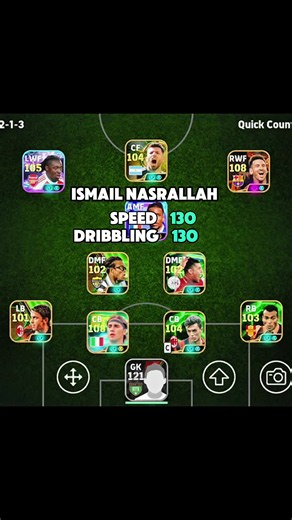 The Highest Rated Card Ismail Nasrallah 😱🥶 #efootball #efootballmobile #pes #football #fyp