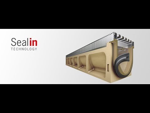 Instalación del canal de drenaje ACO Multiline Seal in