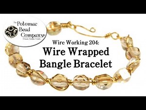 Make a Wire Wrapped Bangle Bracelet