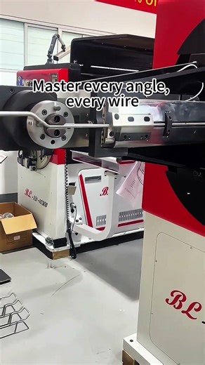 Multi-axis CNC control.one machine for all 3D wire forming needs. #bending #bendingmachine #factory