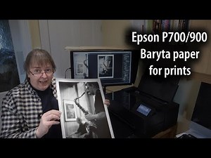 Epson P700/900: Printing on baryta type papers