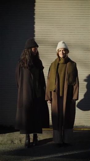 Glasswing on Instagram: "Winter Warehouse Sale Day 1! Take an extra 20% off sale now through Sunday. Shop styles in person at the warehouse, located just around the corner from Glasswing on Pike Street next door to @victrolacoffee or online with code: WWS26 Featuring a few of our favorites from the sale collection styled on @beijaflorart & @skinbysamann Look 1 B: @seya_voyage coat, @cawleystudio August shirt, @corderaofficial wool skirt, @janjanvanessche beanie S: @corderaofficial trench, @cawle