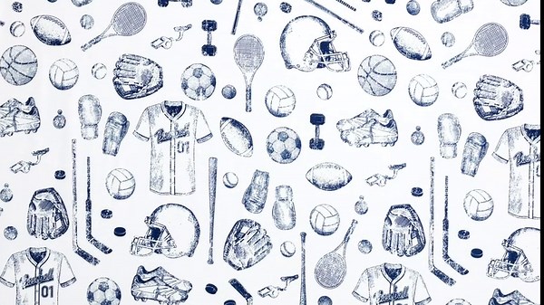 Kids Sports Bedding Set Twin Size, Super Soft Baseball, Football, Soccer Themed Bedsheets for Teens and Children, Wrinkle Resistant Premium Flat and Fitted Sheets for Boys and Girls Sports Room Décor