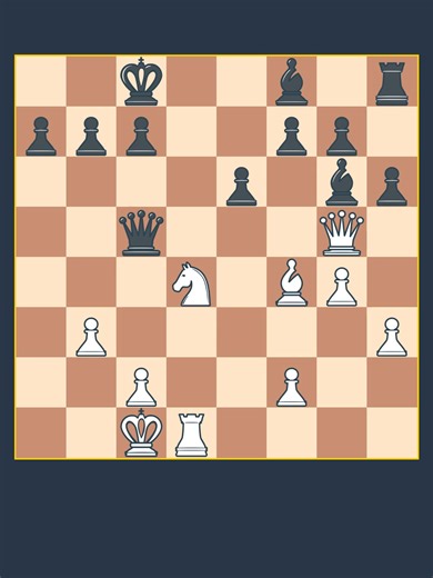 Follow for daily practice. Train your chess vision with one-move tactical puzzles. #chess #chesspuzzle #chesstraining #chesstactics