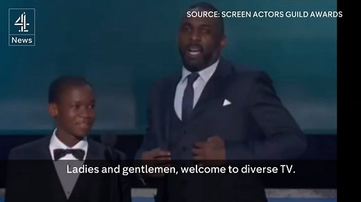 “Ladies and gentlemen, welcome to diverse TV.” Idris Elba was one of the big winners at this year's Screen Actors Guild awards - coming out on top in two categories - and he took the opportunity to poke fun at The Oscars following the recent diversity row. | Channel 4 News