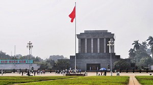 Ba Dinh Square in Hanoi, Vietnam