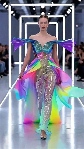 "Runway Girl Fashion Show | New Designer Dress Collection"#runwayfashion #designerDress