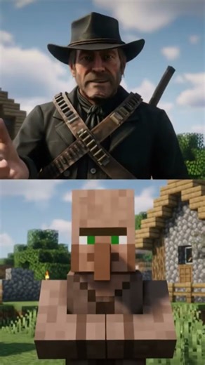 #rdr2 #minecraft #rdr #gameplay #viralvideo #ai