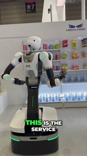 Humanoid Robot Runs a Snack Stand Alone