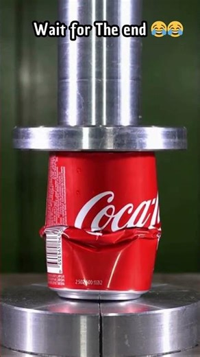 1000T Press vs Coca‑Cola Can – Cola Explosion! 🤯🥤⚙️ #shorts