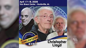 Christopher Lloyd coming to HSV Comic & Pop Culture Expo | March 30, 2026 | Day to Day with Mariah