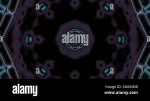 Abstract pattern featuring intricate shapes and dark colors