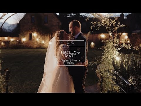 Hayley & Matt’s Autumn Wedding at Great Tythe Barn, Tetbury | Great Tythe Barn Wedding Videographer