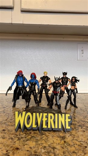Marvel Custom Action Figures Wolverine, Mystique & Wolverines Legacies Raze, Jimmy, Daken & X23 #toy