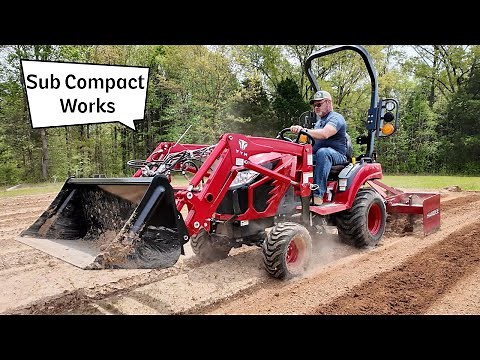 How to use a box blade on Subcompact Tractor TYM T224