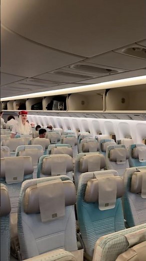 Emirates Boeing 777-300ER Economy Class #emirates #boeing #travel #aircraft #airplane