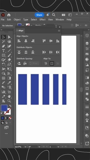 Line Alignment in Adobe Illustrator #illustratortips