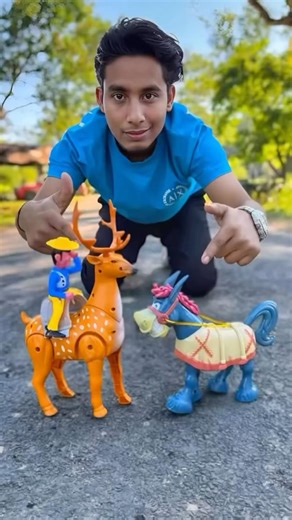 One zebra vs remote control deer toys unboxing #shortsfeed #shorts