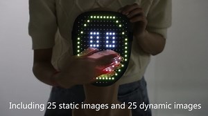 Watch LED Face Changing Mask for Holloween on Amazon Live