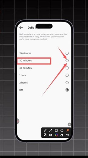 How to set Daily limit on Instagram