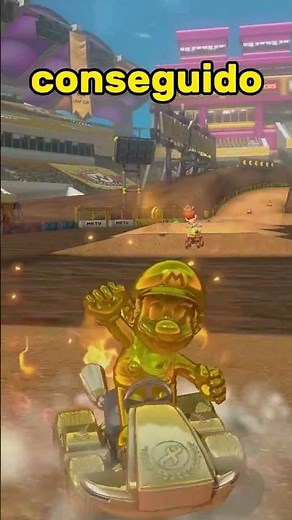 COMO CONSEGUIR TODAS las PIEZAS DORADAS + MARIO DORADO en MARIO KART 8 DELUXE😎🔥 #SHORTS