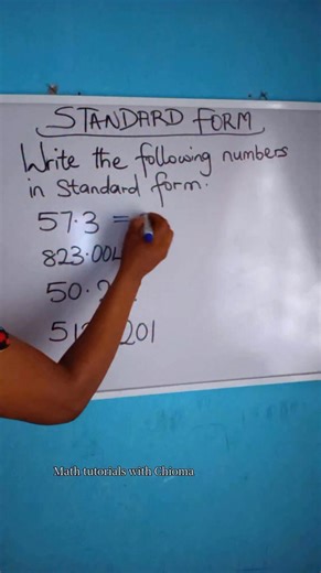 Chioma Okoye on Instagram: "Standard form keeps numbers neat and readable. #howto #solve #viral #math #hack #StudyTips #HighSchoolMath #education #MathTok #studymath #USStudents #SATMath"