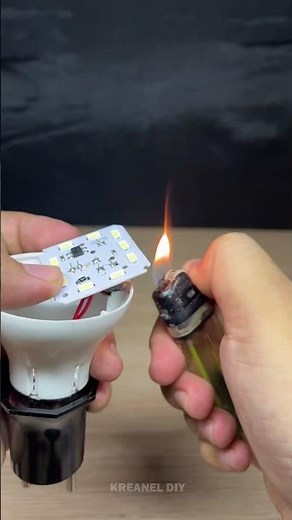 How to fix a burned out light bulb! #shorts