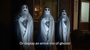 1.6K views · 15 reactions | Enjoy a visit from three playful ghosts who are ready for Halloween at your home. The Boo Crew Decoration Collection is full of songs, jokes and an occasional good-natured scare. It also features scenes made for projection onto AtmosFX’s unique 3DFX Form. https://atmosfx.com/products/boo-crew | AtmosFX | Facebook