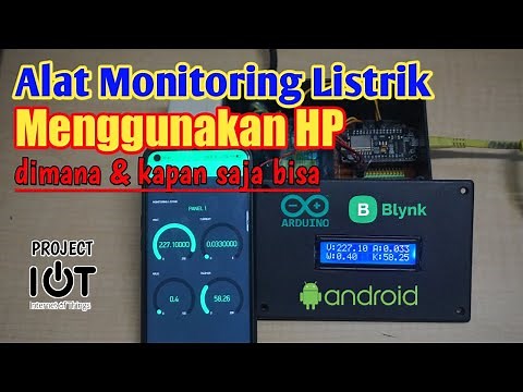 KWH Meter Listrik ONLINE || Project arduino dan iOt Monitoring listrik online