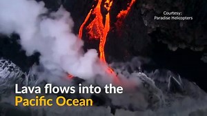 64K views · 687 reactions | Watch: Volcano lava reaches the ocean in Hawaii www.gulfnews.com Source: Reuters | Gulf News | Facebook