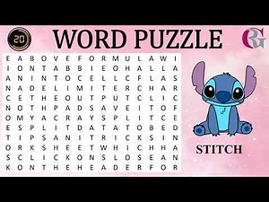 🎉WORD FINDER: CARTOON EDITION! 🧠✨ Can You Beat the Puzzle? | Fun for All Ages!