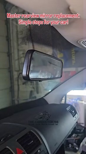 The cardoctor786 Rear View Mirror Replacement 🚗🔧 | Learn how to easily remove and refit your car's rear view mirror in just a few steps! #CarMaintenance #DIYAutoRepair #AutomotiveTips #RearViewMirror #carcare #fyp #automotive #automobile #bhilai #mechanic #chattisgarh #instagood #car #carrepair #garage #fypシ #mechaniclife | the car doctor automotive tech