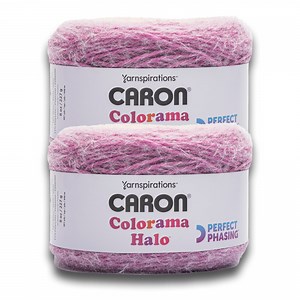 Caron® Colorama Halo™ #5 Bulky Blend Yarn, Magenta & Mandarin 8oz/227g, 481 Yards (2 Pack)