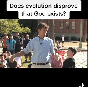 65K views · 1.4K reactions | Does evolution disprove that God exists? #apologetics #christianity .Follow on Tiktok: stuartknechtle for newest clips! .Subscribe on YouTube to “askcliffe” for full debates! | Give Me An Answer | Facebook