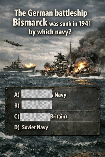 Can You Guess Who Sank the Bismarck? #ww2 #quiz #history
