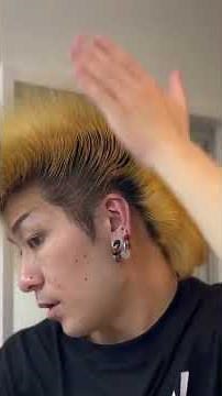 [Regent style] How to make a Regent hairstyle - What happens if you use a comb? Short version #Re...