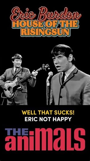 HOW OLD WAS ERIC BURDON when he sang HOUSE OF THE RISING SUN on THE ED SULLIVAN SHOW? #ericburdon
