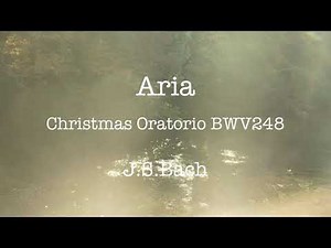 Aria Christmas Oratorio BWV248/J.S.Bach