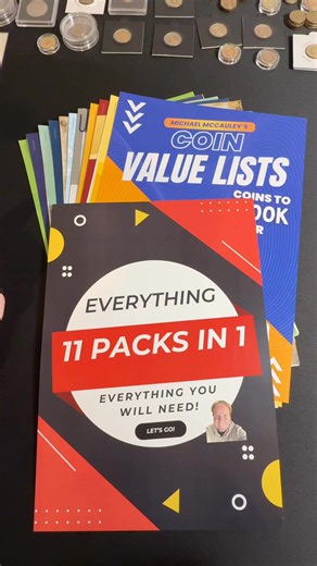 11 PACKS IN 1 #coincollecting #banknotes #hobby #value #coinlists | Michael McCauley