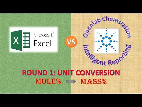 How to Convert Mole Percent to Mass Percent | Openlab Chemstation Intelligent Reporting